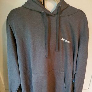 Mens Columbia Gray Hooded Sweatshirt